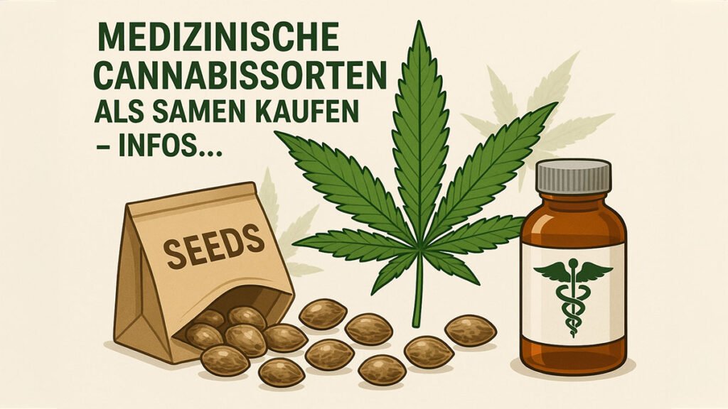 Medizinische Cannabissorten als Samen kaufen Beitragsbild