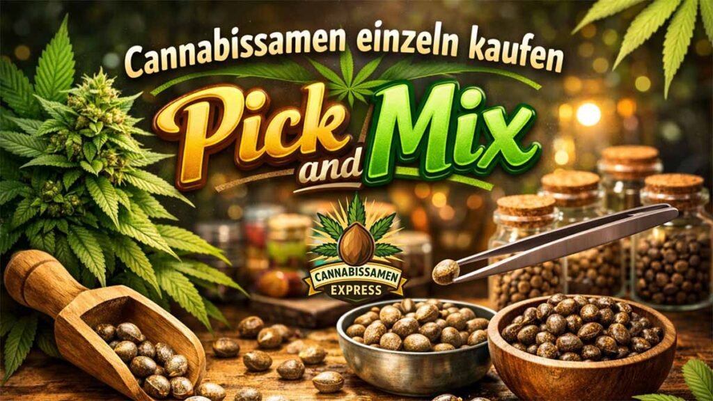 Cannabissamen einzeln kaufen - Pick and Mix im Online Shop